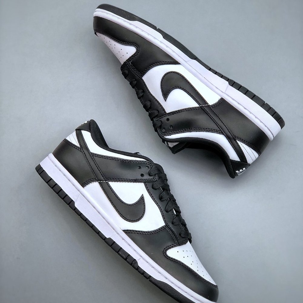 Nike Dunk Low Retro White Black Panda Women Size 6.5 - Picture 6 of 9